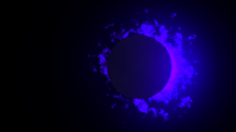 Blue molten moon